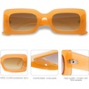 image:imageSOJOS Kids Rectangle Nude Blue Sunglasses for Girls Toddler Baby Age 12 UV400 Protection Trendy Chunky Glasses SK5612AOrange