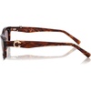 image:imageSOJOS Narrow Rectangle Sunglasses for Women Polarized UV400 Acetate Frame Retro Classic with Coral Accent Lace CoralBrownBrown
