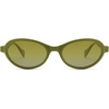 image:imageSOJOS Ocean Collection Polarized Retro Oval Sunglasses Womens Recycled Plastic Frame EcoFriendly UV400 EchoGreenYellow