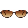 image:imageSOJOS Ocean Collection Polarized Retro Oval Sunglasses Womens Recycled Plastic Frame EcoFriendly UV400 EchoTortoiseBrown