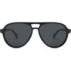 image:imageSOJOS Ocean Collection Polarized Retro Oversized Aviator Sunglasses Women Men Recycled Plastic EcoFriendly ConstellationBlackGrey