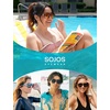 image:imageSOJOS Ocean Collection Polarized Retro Oversized Aviator Sunglasses Women Men Recycled Plastic EcoFriendly ConstellationDark BlueGrayblue