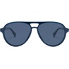 image:imageSOJOS Ocean Collection Polarized Retro Oversized Aviator Sunglasses Women Men Recycled Plastic EcoFriendly ConstellationDark BlueGrayblue