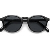 image:imageSOJOS Ocean Collection Polarized Retro Round Sunglasses for Women Men Recycled Fishing Net Frame Ecofriendly Arctic OceanBlackGrey