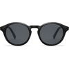image:imageSOJOS Ocean Collection Polarized Retro Round Sunglasses for Women Men Recycled Fishing Net Frame Ecofriendly Arctic OceanBlackGrey