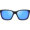 image:imageSOJOS Ocean Collection Polarized Sunglasses Men Square Recycled Fishing Net frame EcoFriendly UV400 Shades Pacific OceanBlackBlue