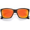 image:imageSOJOS Ocean Collection Polarized Sunglasses Men Square Recycled Fishing Net frame EcoFriendly UV400 Shades Pacific OceanBlackOrange
