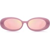 image:imageSOJOS Ocean Collection Retro Oval Polarized Sunglasses for Women Men Vintage Recycled Plastic Frame EcoFriendly SunlightPinkPink