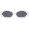 image:imageSOJOS Ocean Collection Retro Oval Polarized Sunglasses for Women Men Vintage Recycled Plastic Frame EcoFriendly SunlightWhiteGrey