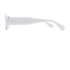 image:imageSOJOS Ocean Collection Retro Oval Polarized Sunglasses for Women Men Vintage Recycled Plastic Frame EcoFriendly SunlightWhiteGrey