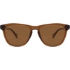 image:imageSOJOS Ocean Collection Retro Polarized Large Rectangular Sunglasses Women Men Recycled Plastic Ecofriendly Shades BaleenBrownBrown