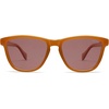 image:imageSOJOS Ocean Collection Retro Polarized Large Rectangular Sunglasses Women Men Recycled Plastic Ecofriendly Shades BaleenLight BrownRed