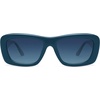 image:imageSOJOS Ocean Collection Sunglasses Womens Trendy Polarized SquareEcoFriendly Recycled Sun GlassesRectangle ShadesMoonbeamBlue