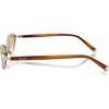 image:imageSOJOS Oval Polarized Sunglasses Women Metal Frame Pearl Temple Acetate Legs UV400 Retro Vintage Sunnies SJ3138 LUSTREYellowBrown