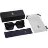 image:imageSOJOS Oversized Polarized Sunglasses for Women Big Designer Womens Trendy Square Shades SJ2205All Black