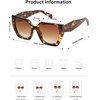 image:imageSOJOS Oversized Polarized Sunglasses for Women Big Designer Womens Trendy Square Shades SJ2205Brown TortoiseBrown