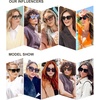 image:imageSOJOS Oversized Polarized Sunglasses for Women Big Designer Womens Trendy Square Shades SJ2205Dark BlueBlue