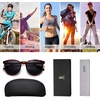 image:imageSOJOS Oversized Round Polarized Sports Sunglasses for Women Men Ultralight TR90 Womens Mens Sport Sunglasses SJ2092Brown TortoiseGrey