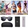 image:imageSOJOS Oversized Round Polarized Sports Sunglasses for Women Men Ultralight TR90 Womens Mens Sport Sunglasses SJ2092Matte BlackGrey With Black Nose Pads