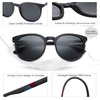 image:imageSOJOS Oversized Round Polarized Sports Sunglasses for Women Men Ultralight TR90 Womens Mens Sport Sunglasses SJ2092Matte BlackGrey With Black Nose Pads
