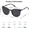 image:imageSOJOS Oversized Round Polarized Sports Sunglasses for Women Men Ultralight TR90 Womens Mens Sport Sunglasses SJ2092Matte BlackGrey With Rose Nose Pads
