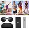 image:imageSOJOS Oversized Round Polarized Sports Sunglasses for Women Men Ultralight TR90 Womens Mens Sport Sunglasses SJ2092Matte BlackGrey With Rose Nose Pads
