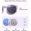 image:imageSOJOS Oversized Round Polarized Sports Sunglasses for Women Men Ultralight TR90 Womens Mens Sport Sunglasses SJ2092PurpleSilver Mirrored