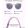 image:imageSOJOS Oversized Round Polarized Sports Sunglasses for Women Men Ultralight TR90 Womens Mens Sport Sunglasses SJ2092PurpleSilver Mirrored