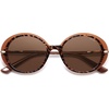 image:imageSOJOS Oversized Round Sunglasses for Women Polarized Lenses Acetate Frame Retro Vintage Sun Glasses OdetteBrown TortoiseBrown