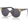 image:imageSOJOS Oversized Square Acetate LimitedEdition Sunglasses for Women with Star Accents UV400 Protection GlowheartBlack