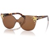 image:imageSOJOS Oversized Square Acetate LimitedEdition Sunglasses for Women with Star Accents UV400 Protection GlowheartBrown