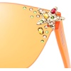 image:imageSOJOS Oversized Square Acetate LimitedEdition Sunglasses for Women with Star Accents UV400 Protection GlowheartOrange