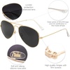 image:imageSOJOS Polarized Aviator Sunglasses for Men Women Classic Vintage Retro Style SJ1054Grey