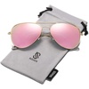 image:imageSOJOS Polarized Aviator Sunglasses for Men Women Classic Vintage Retro Style SJ1054Pink