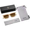 image:imageSOJOS Polarized Narrow Square Cateye Sunglasses for Women Retro Trendy Driving Glasses SJ2169BeigeBrown