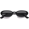 image:imageSOJOS Polarized Oval Sunglasses for Women Chic 90s Vintage UV400 Lightweight Retro Frame Sunnies SJ2676BlackGrey