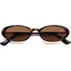 image:imageSOJOS Polarized Oval Sunglasses for Women Chic 90s Vintage UV400 Lightweight Retro Frame Sunnies SJ2676Brown TortoiseBrown