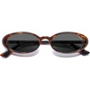 image:imageSOJOS Polarized Oval Sunglasses for Women Chic 90s Vintage UV400 Lightweight Retro Frame Sunnies SJ2676BrownGrey