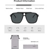 image:imageSOJOS Polarized Oversized Aviator Sunglasses for Men Women Square Pilot UV400 De Sol Para hombre SJ2647BlackGrey