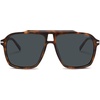 image:imageSOJOS Polarized Oversized Aviator Sunglasses for Men Women Square Pilot UV400 De Sol Para hombre SJ2647TortoiseGrey Lens