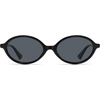 image:imageSOJOS Polarized Retro Oval Sunglasses for Women Chic Vintage 90s Y2K Sunnies UV400 Trendy Designer Sun Glasses SJ2703BlackGrey