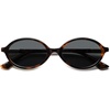 image:imageSOJOS Polarized Retro Oval Sunglasses for Women Chic Vintage 90s Y2K Sunnies UV400 Trendy Designer Sun Glasses SJ2703Brown TortoiseGrey