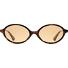 image:imageSOJOS Polarized Retro Oval Sunglasses for Women Chic Vintage 90s Y2K Sunnies UV400 Trendy Designer Sun Glasses SJ2703Brown TortoiseLight Brown