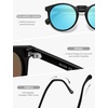 image:imageSOJOS Polarized Round Sunglasses for Women Men TR90 Small Vintage Y2K UV400 Protection SJ2710BlackBlue