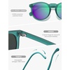 image:imageSOJOS Polarized Round Sunglasses for Women Men TR90 Small Vintage Y2K UV400 Protection SJ2710BluePurple Blue