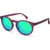 image:imageSOJOS Polarized Round Sunglasses for Women Men TR90 Small Vintage Y2K UV400 Protection SJ2710PurpleGreen