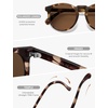 image:imageSOJOS Polarized Round Sunglasses for Women Men TR90 Small Vintage Y2K UV400 Protection SJ2710TortoiseBrown