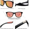 image:imageSOJOS Polarized Sports TR90 Sunglasses for Running Cycling Fishing Golf Driving SJ2101C4 Black FrameRed Mirrored Lens