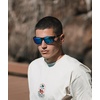 image:imageSOJOS Polarized Square Sunglasses Men Womens TR90 Lightweight Frame UV Protection ShadesMatte BlackBlue Mirrored