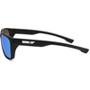 image:imageSOJOS Polarized Square Sunglasses Men Womens TR90 Lightweight Frame UV Protection ShadesMatte BlackBlue Mirrored